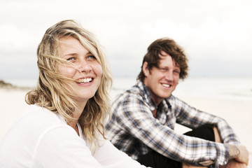 Fototapeta premium A Couple on the Beach