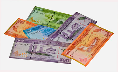 Sri Lankan Currency Rupee Notes