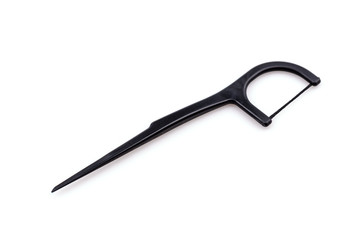 Dental floss isolated white background