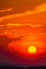 Sunset sky