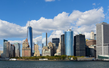 Fototapeta premium Dzielnica finansowa Nowego Jorku