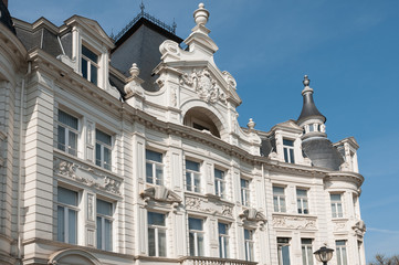 fassade eines hauses in antwerpen