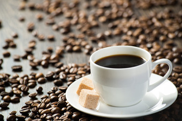 cup of black coffee