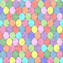 Seamless pattern with colorful circles. Vector illustration