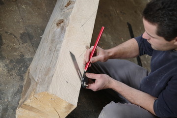 atelier de menuiserie - fabrication d'escalier