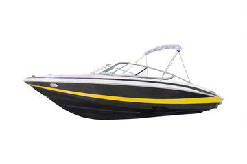 the image of a motor boat