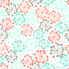 abstract floral seamless pattern