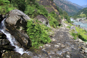 Footpth and river