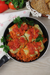 stuffed savoy cabbage