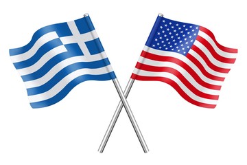 Flags: Greece and the United States
