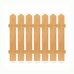 Wooden fence tile
