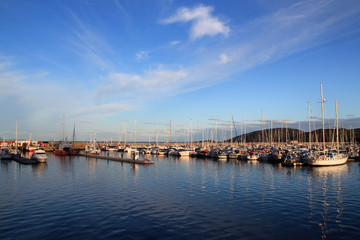 Fototapeta na wymiar Bodø's harbur