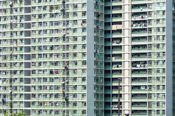 Fototapeta premium Public housing in Hong Kong