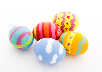 Colourful easter egg