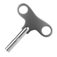 realistic 3d render of key