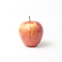 red apple isolated on white background