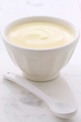 Fresh plain yogurt
