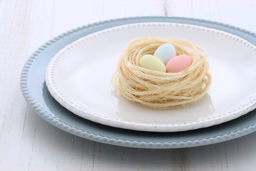 Beautiful easter setting