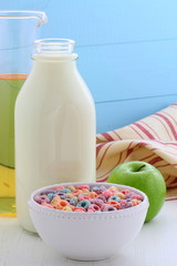 Delicious kids cereal loops