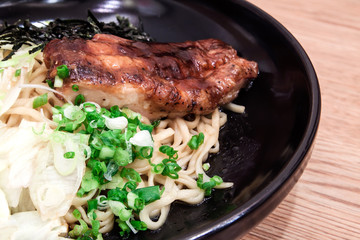 Ra men, Japanese noodle with grilled chicken