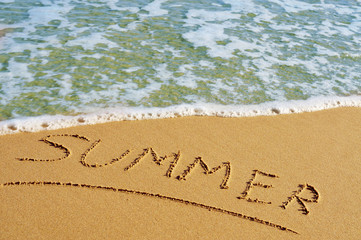 summer on the beach