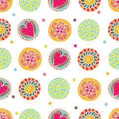 Colorful seamless pattern.
