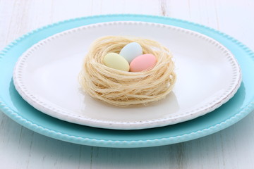 Beautiful easter setting