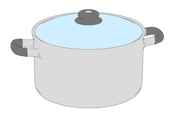 cartoon illustration of pot