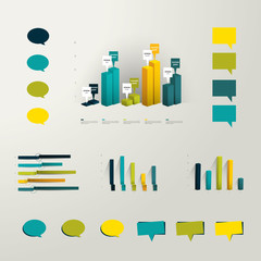 Info graphic set elements.