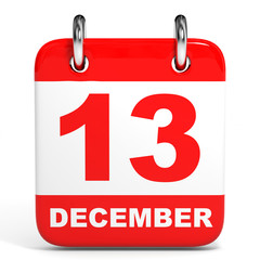 Calendar. 13 December.