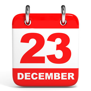 Calendar. 23 December.