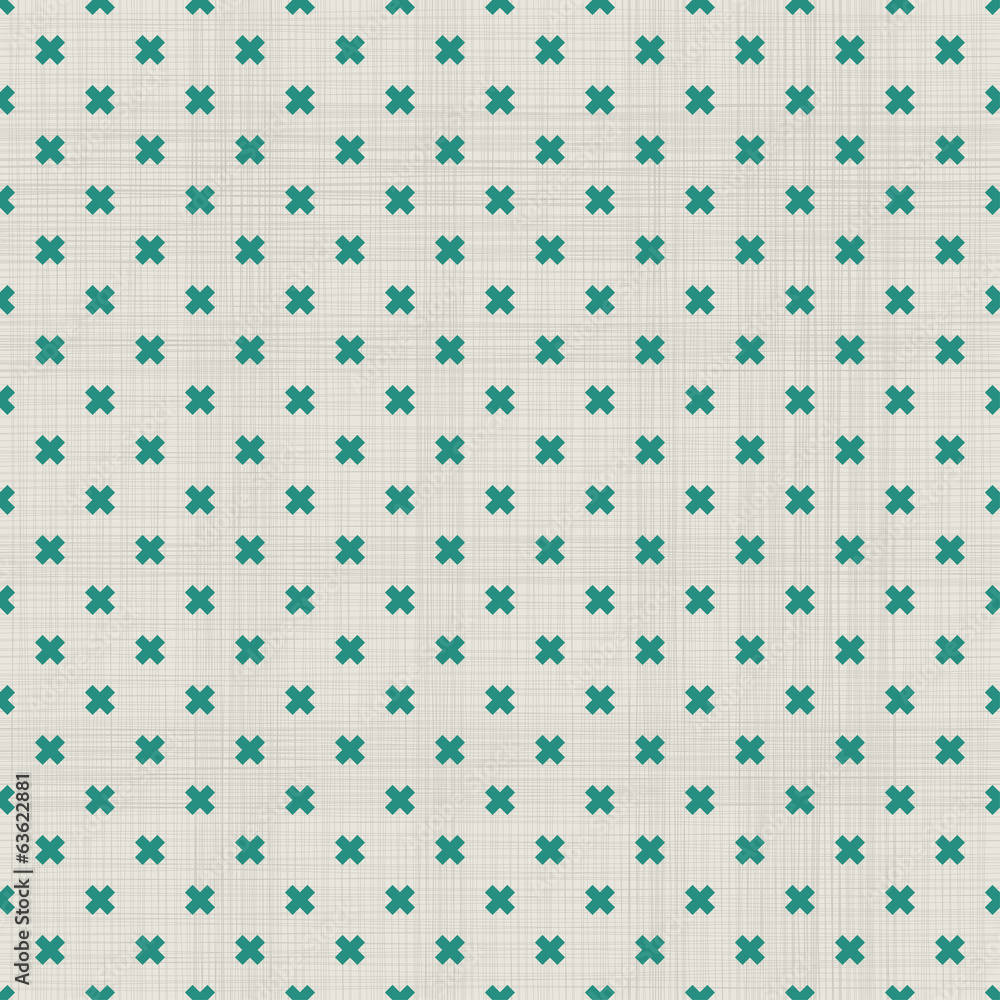 Poster retro abstract seamless background with fabric texture