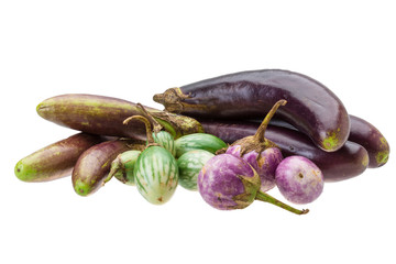 Asian egg-plant assortie