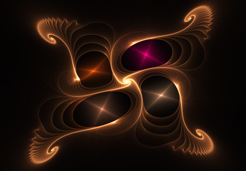 Abstract fractal object