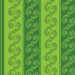 Vector seamless green pattern