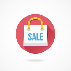 Vector Sale Bag Icon