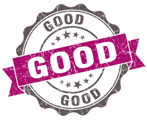 Obraz premium Good violet grunge retro vintage isolated seal