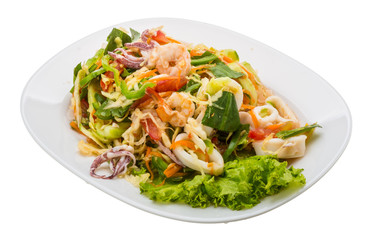 Asian seafood salad