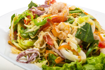Asian seafood salad