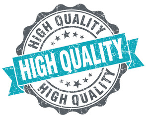 High quality turquoise grunge retro vintage isolated seal