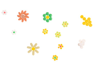 Obraz premium Pills isolated on white background