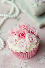 Rose cupcake