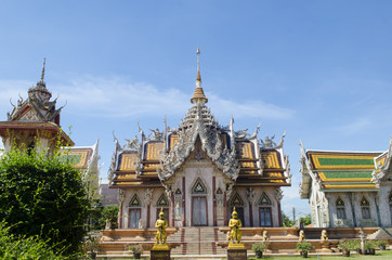 Naklejka premium Beautiful Marble Temple in Thailand