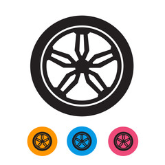 Obraz premium Wheel. Vector format