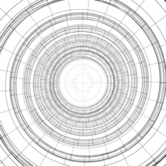 Wire-frame spiral