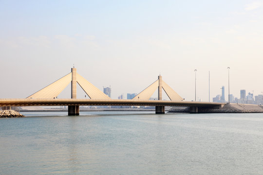 Sheikh Isa Bin Salman Causeway Bridge In Bahrain