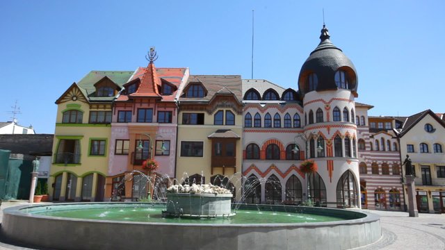 Europe square in Komarno 