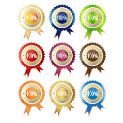 Quality  Labels Set.