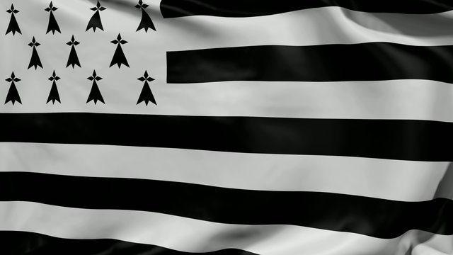 Flag of Brittany - 4K UHD