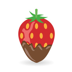 strawberry in chocolate